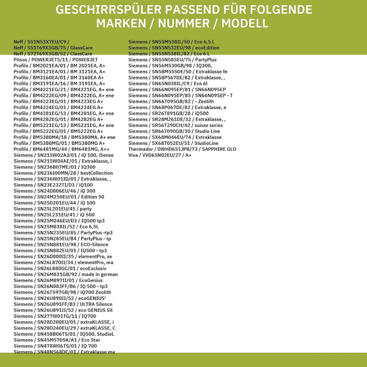 Dichtung für Salzbehälter Geschirrspüler kompatibel mit BOSCH 00611915