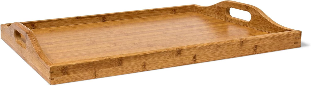 Relaxdays Tabletttisch, Natur, 63,5 x 55 x 35 cm Single
