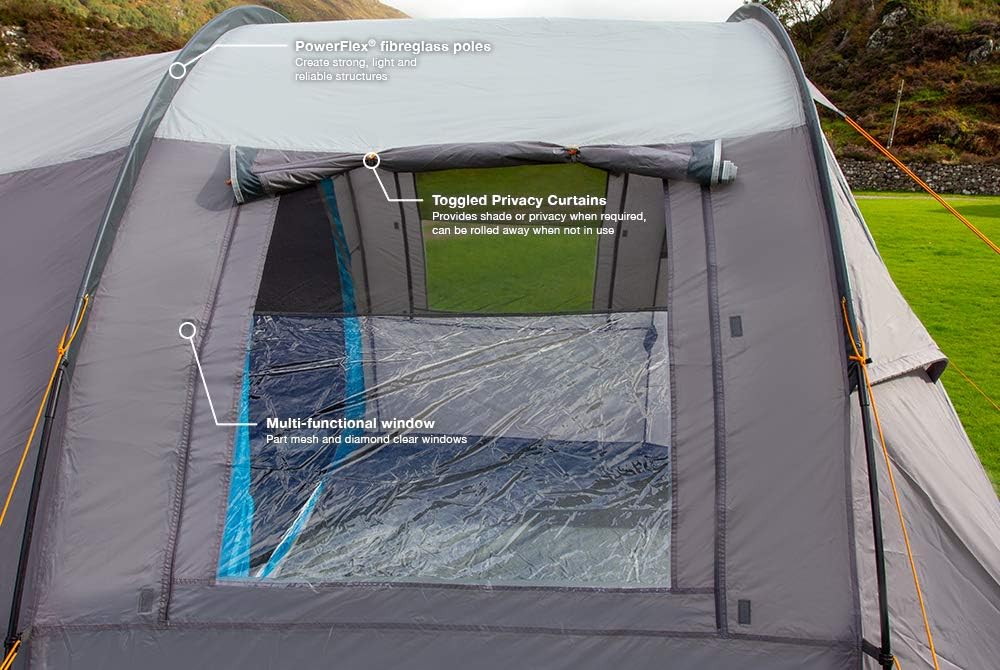 Vango Lulworth Zelt, Vivid Grey, 500