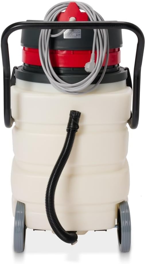 HEMMDAL Industriestaubsauger | 3.000 W | 90 Liter Fassungsvermögen | Nass-Trocken-Sauger mit 3 einze