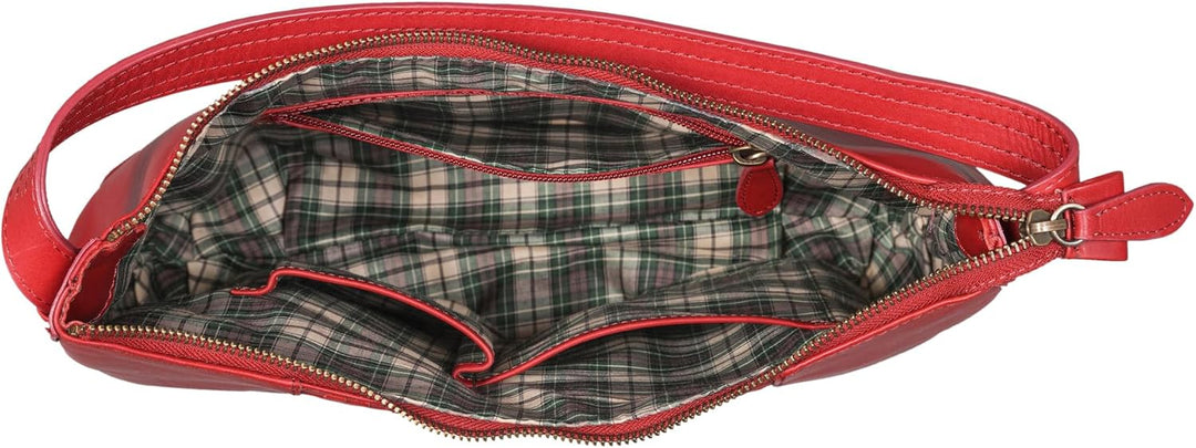 Benthill Schultertasche Damen Echt Leder | Henkeltasche aus hochwertigem Rindsleder | Kleine Vintage