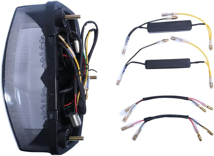 aVDB-moto LED Bremslicht/Rücklicht kompatibel mit KAWASAKI ZXR 400 ZX400 1991-1999 Plug &amp; Play mit i