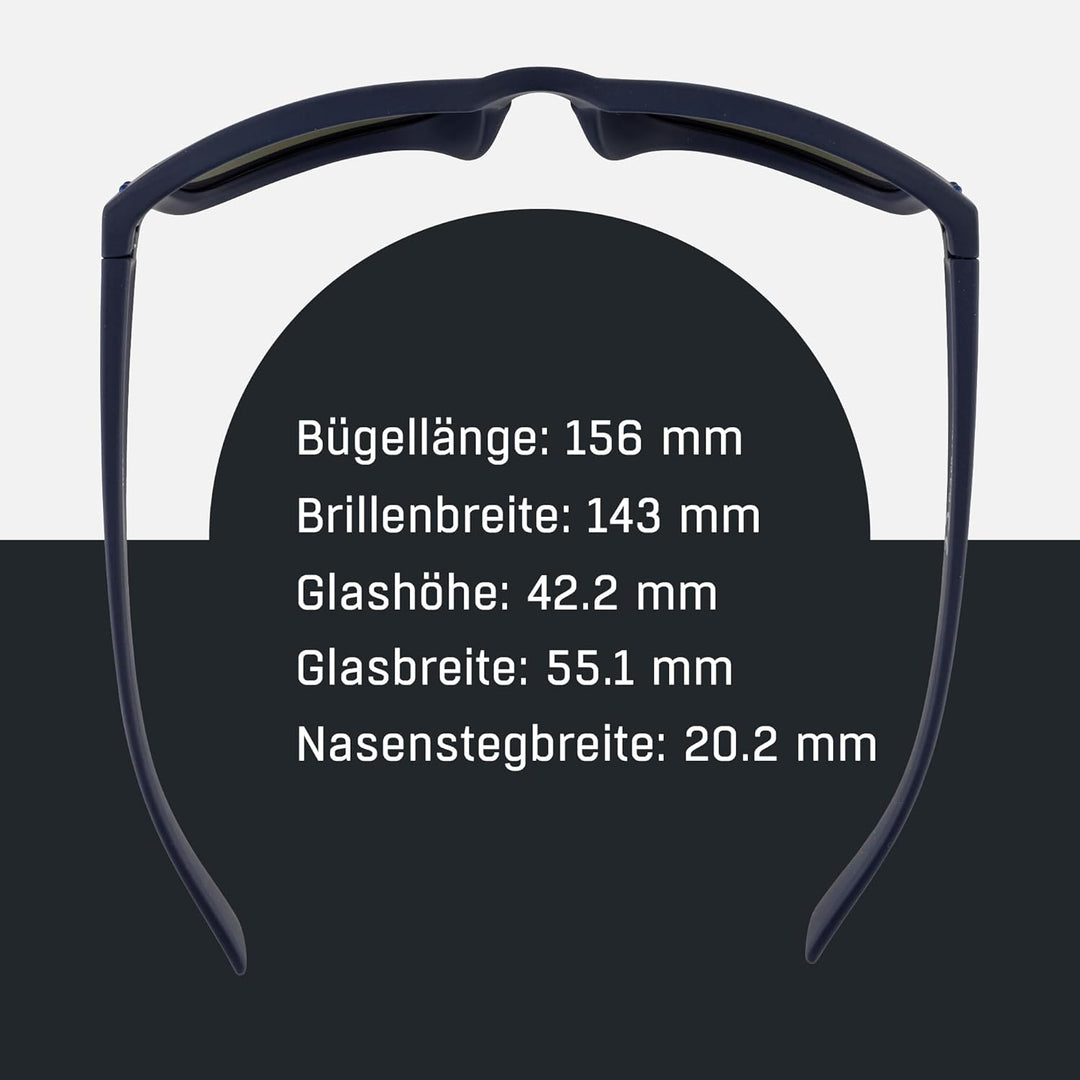 ALPINA KOSMIC - Verspiegelte und Bruchsichere Sonnenbrille Mit 100% UV-Schutz Für Erwachsene Einheit