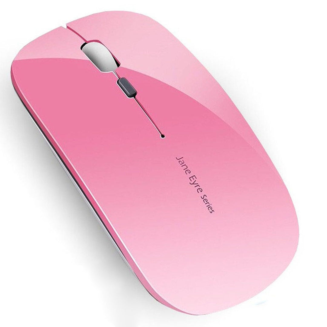 Uiosmuph Q5 Kabellos Maus, Wiederaufladbar Funkmaus 2.4G Leise Funkmaus Ultra Dünn Wireless Computer