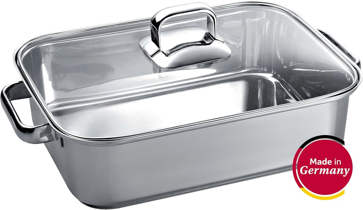 Neff Z9410X1 Backofen und Herdzubehör / Kochfeld / Bräter aus Edelstahl für Induktion, Silber Single