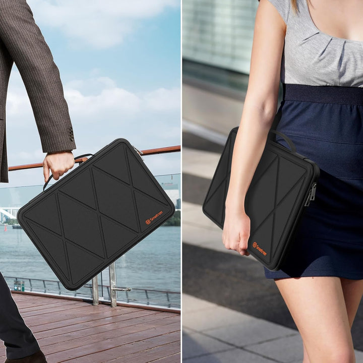 Smatree MS52T Laptop Hartschalenhülle aus Eva mit Laptopständer, für 13,5 Zoll Microsoft Surface 6/5