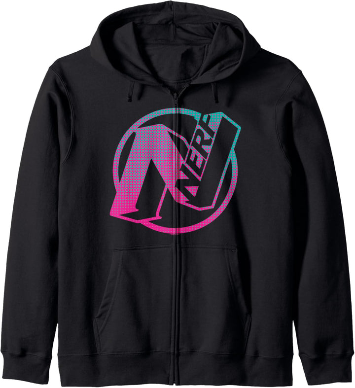 Nerf N Gradient Comic Style Logo Kapuzenjacke