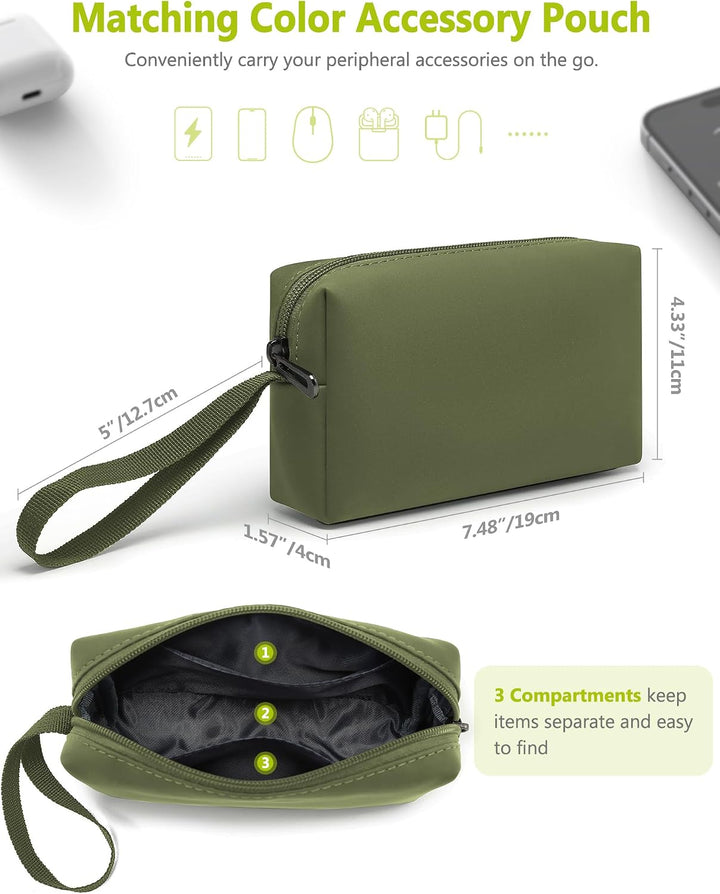 HYZUO 13 Zoll Laptop Hülle Tasche mit Ständer für MacBook Air 13 M5 A3449 M4 M3 M2 M1 2026-2018, Mac