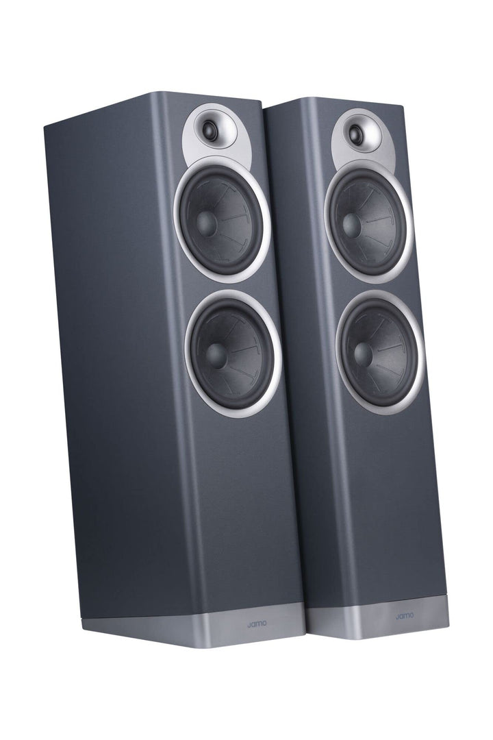 Jamo S7-27F Paar of Floor Speakers Blue Fjord Bodenlautsprecher mit 17 cm Woofer, Blau