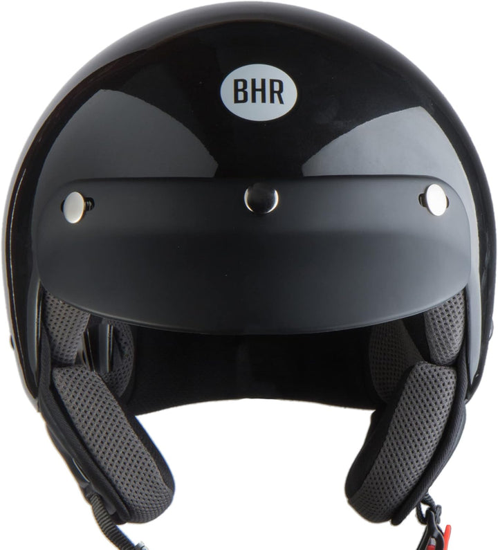 BHR Demi-Jet Helm 803 Simply, Praktischer Rollerhelm mit ECE-Zulassung, Motorrad-Jet-Helm mit abnehm