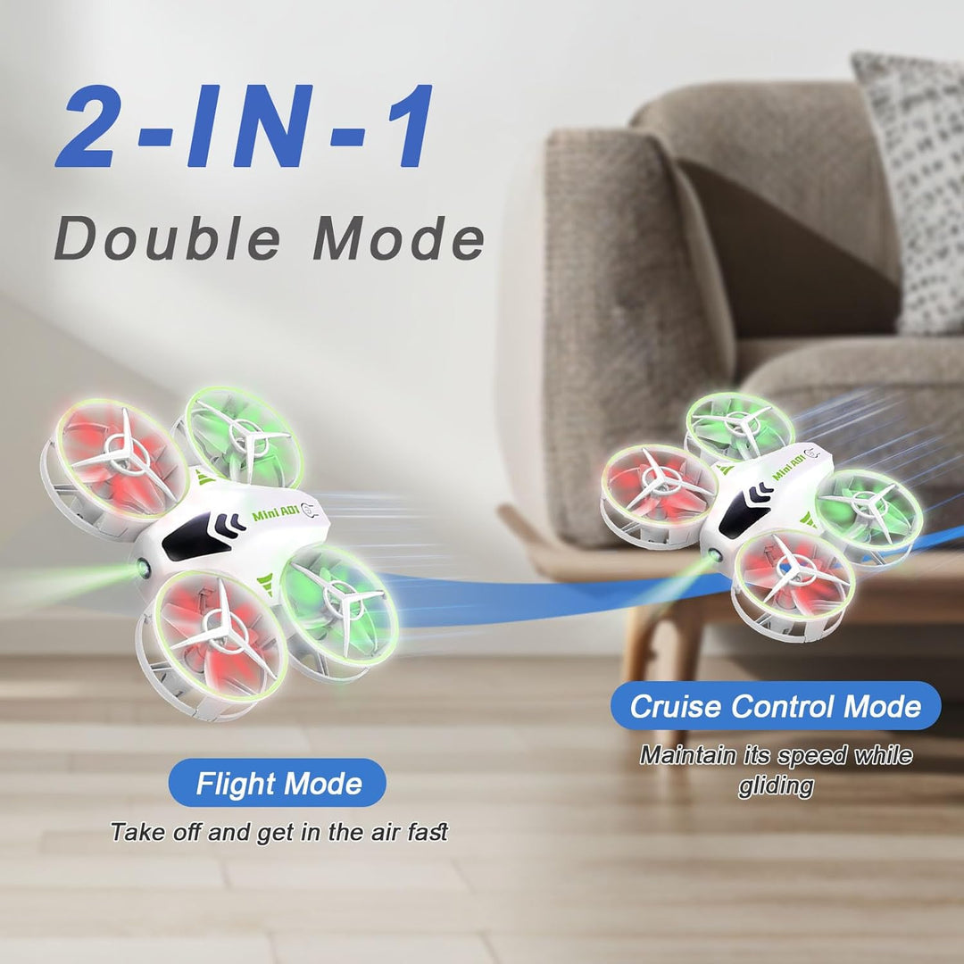 Mini Drohne für Kinder Spielzeug with LED Lights, RC Flugzeug Spielzeug Drone für Kinder und Anfänge
