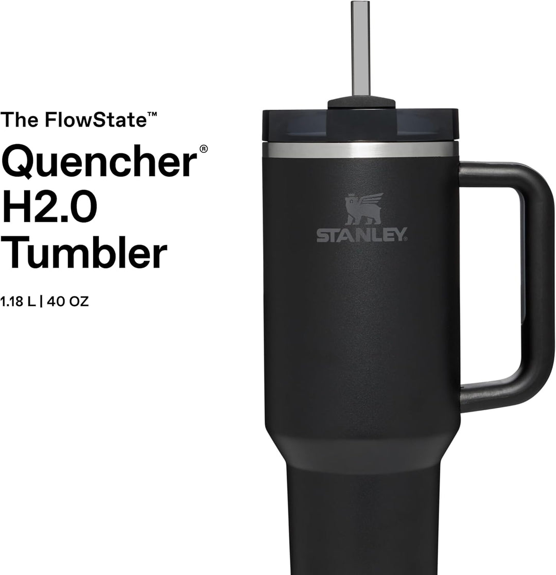 STANLEY Quencher H2.0 Flowstate Trinkflasche Mit Strohhalm 1.2L - Thermobecher Kühlt 11 Stunden - 48