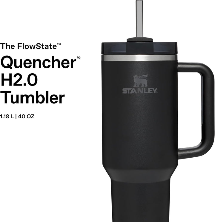 STANLEY Quencher H2.0 Flowstate Trinkflasche Mit Strohhalm 1.2L - Thermobecher Kühlt 11 Stunden - 48