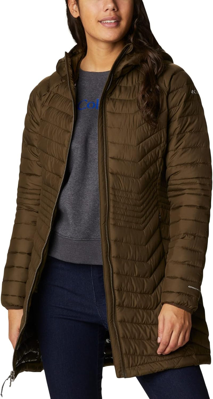 Columbia Powder Lite Mid Damenjacke XS Olive Green, XS Olive Green
