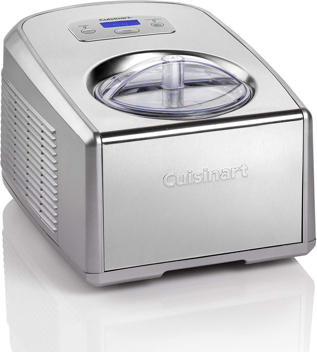 Cuisinart ICE100BCU, Ice Cream, Yoghurt and, 1.5L-Silver Professional Gelato, Eiscreme, Frozen Joghu
