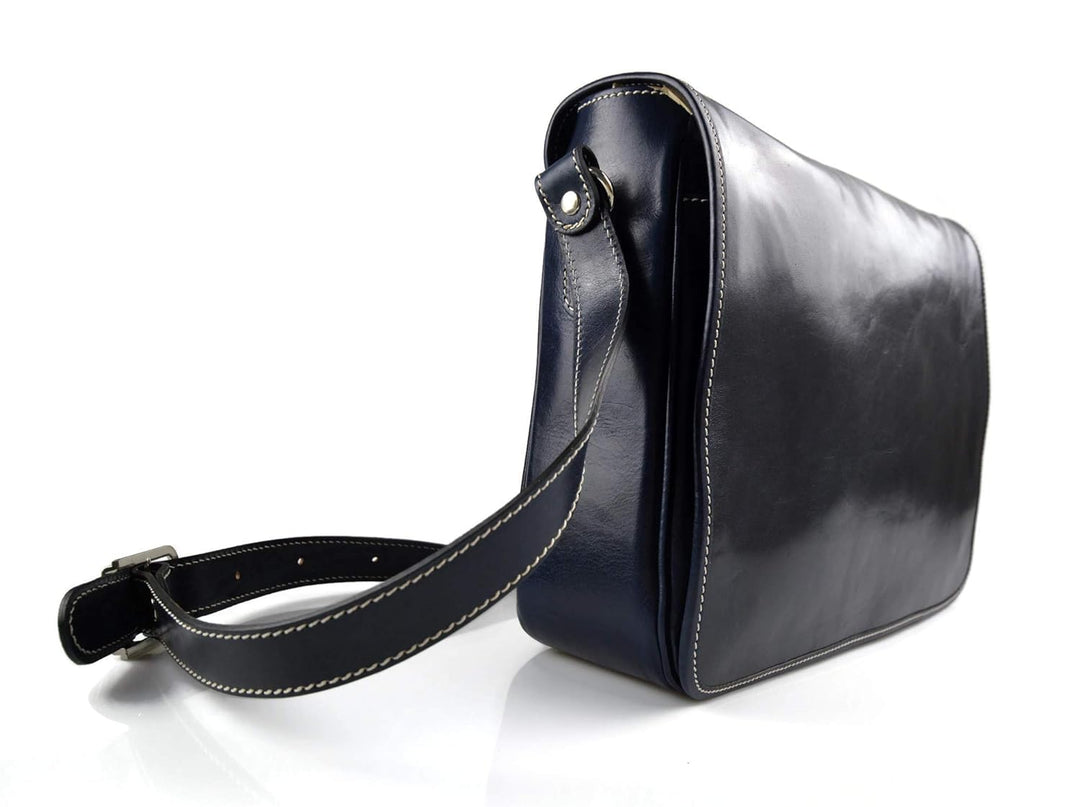 Leder messenger tasche umhängetasche kuriertasche schultertasche aktentasche messenger ledertasche l
