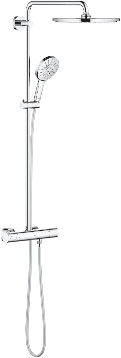 GROHE Rainshower Smartactive 310 -Duschsystem mit Thermostat für die Wandmontage (Sicherheitsperre b