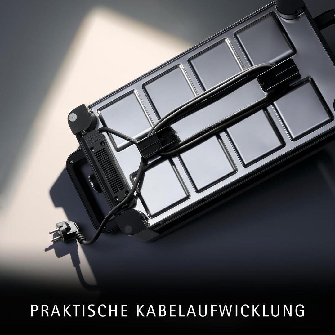WMF Lono Selection Raclette Grill 8 Personen – Hochwertiger Cromargan Edelstahl, 1500W Leistung, ker