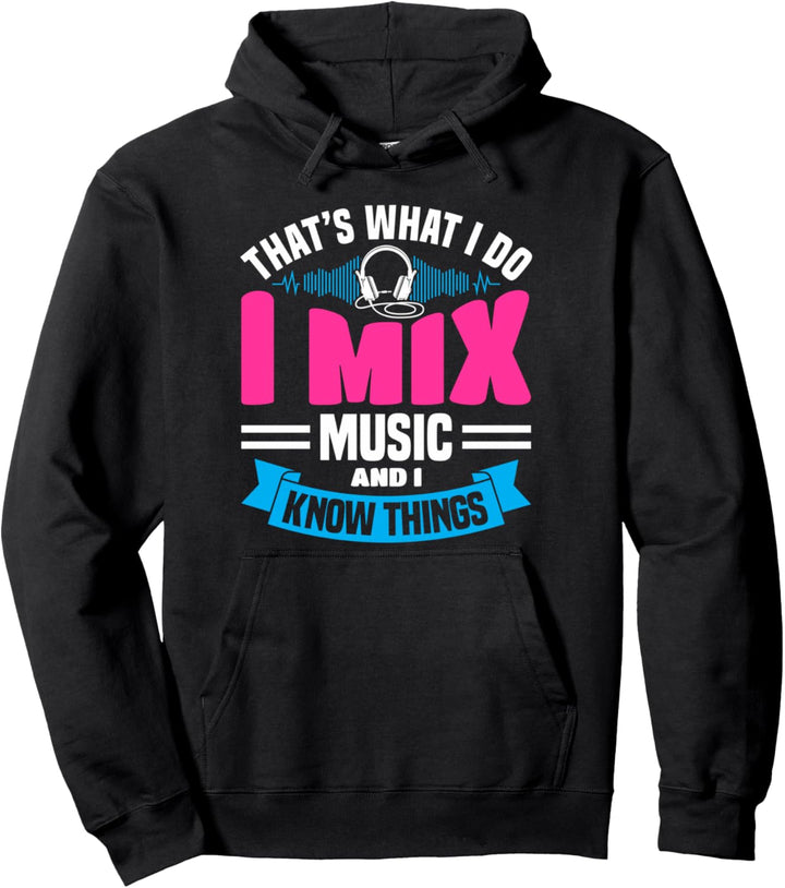 Ich mische Musik für DJ Pullover Hoodie