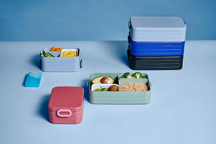 Mepal - Lunchbox Take a Break Midi - Brotdose To Go - Für 2 Sandwiches oder 4 Brotscheiben - Meal Pr