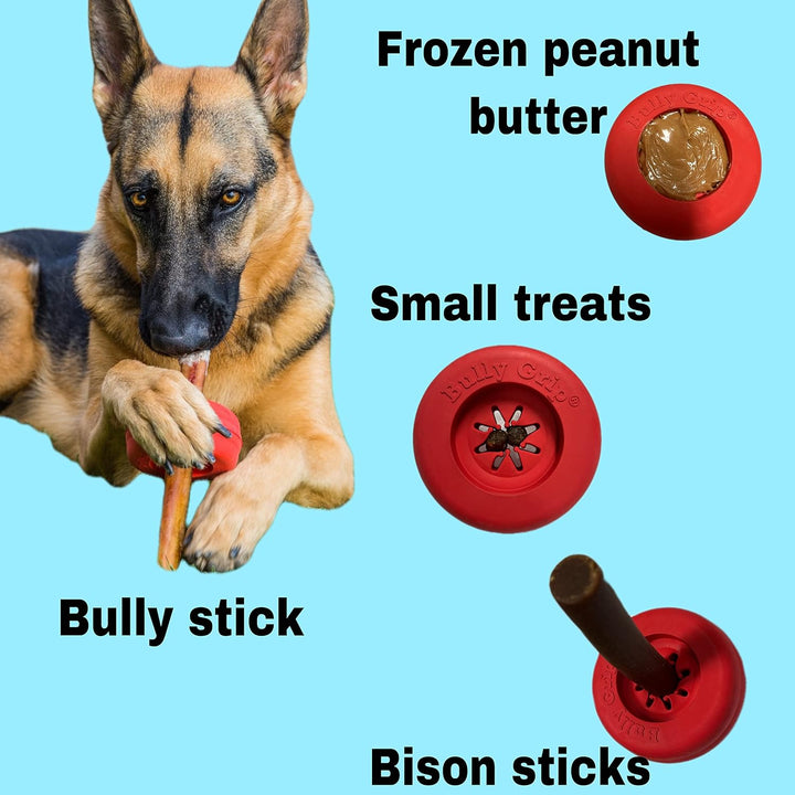 Bully Stick Halter für Hunde - Grosse Grösse - Interaktives Hundespielzeug, Leckerli-Halter, Leckerl