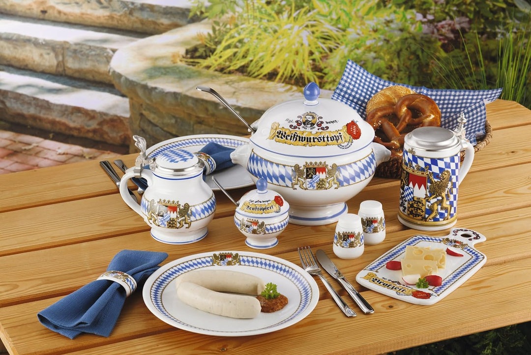 Seltmann Weiden 001.455576 Compact Bayern - Löwenkopfterrine/Terrine/Suppenterrine ohne Deckel 2,1 l