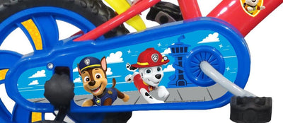 Vélo ATLAS Jungen 12 Zoll Paw Patrol Fahrrad mit 1 Bremse, rot, 12''