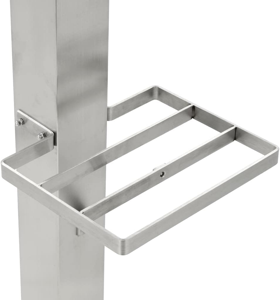 vidaXL Wassersäule Edelstahl 95 cm Wasserzapfstelle Wasserzapfsäule Brunnen