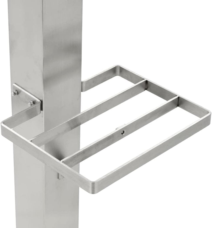vidaXL Wassersäule Edelstahl 95 cm Wasserzapfstelle Wasserzapfsäule Brunnen