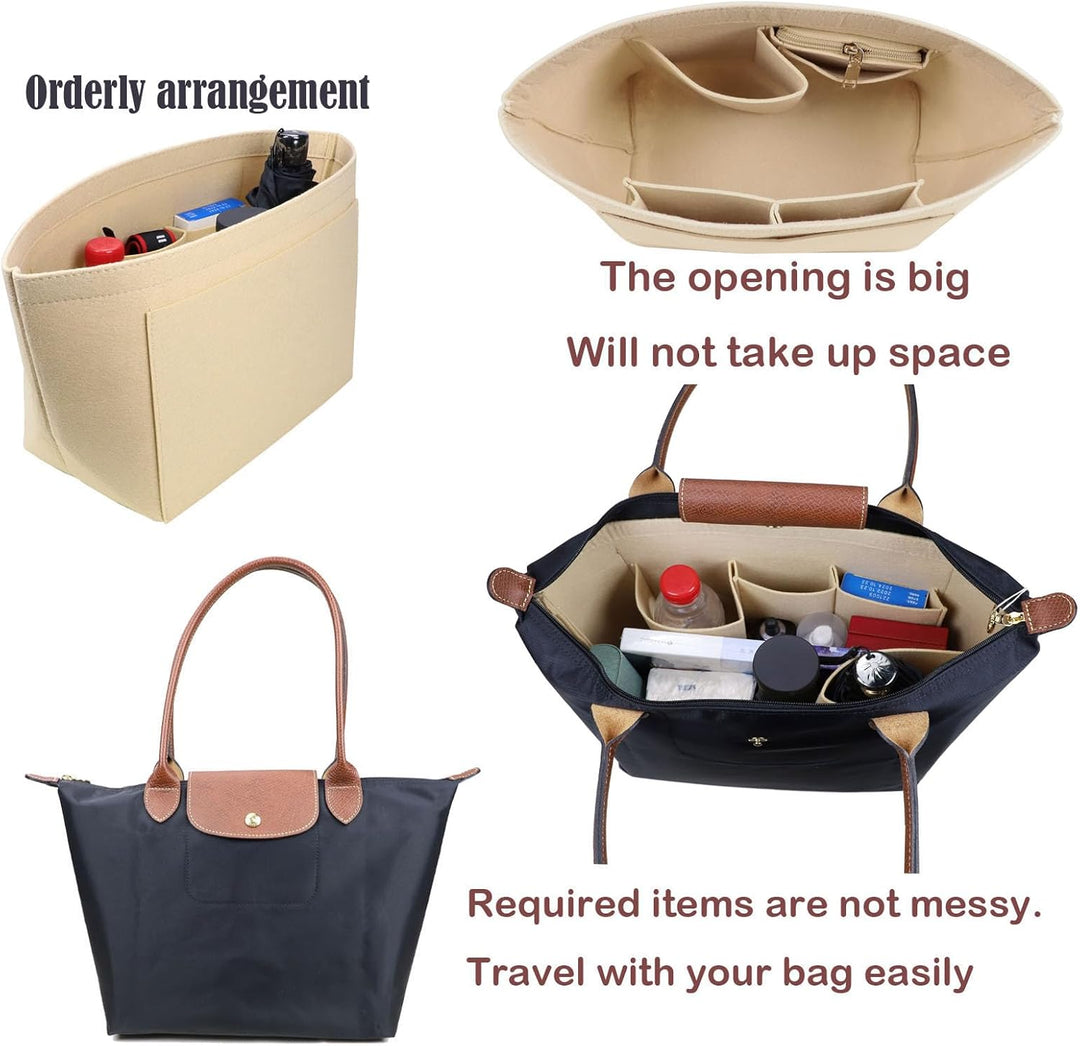 Handtaschen-Organizer-Einsatz für Longchamp Le Pliage Neo (gross), Handtaschen-Einsatz, Organizer101