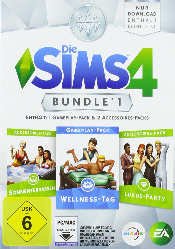Die SIMS 4 - Bundle 1 (Code in der Box) - [PC] PC Bundle Pack 1, PC Bundle Pack 1