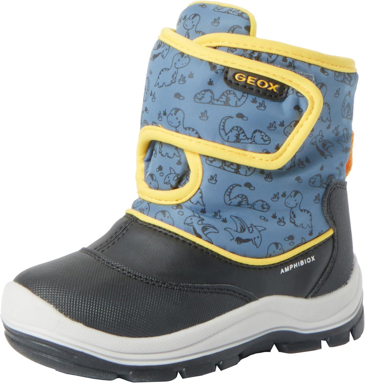 Geox Jungen B Flanfil Boy B ABX Stiefeletten 24 EU Dk Avio Yellow, 24 EU Dk Avio Yellow