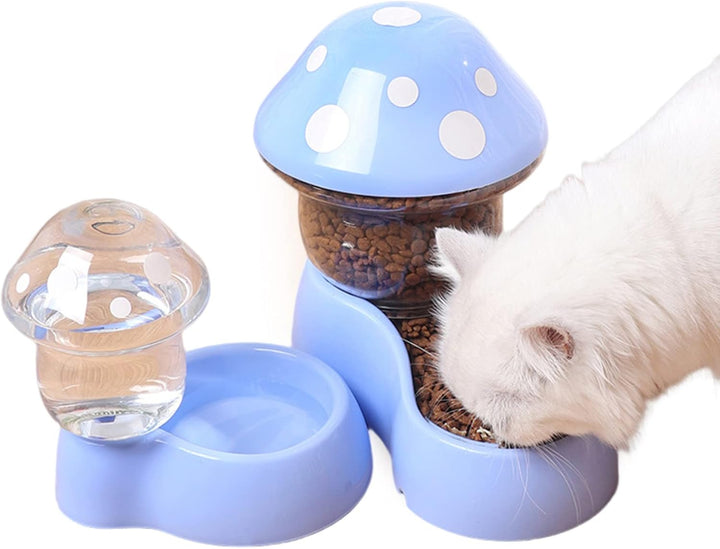 Automatische Feeder- und Wasserer -Set, 2pcs Automatische Haustierfutterleute Small & Medium Haustie