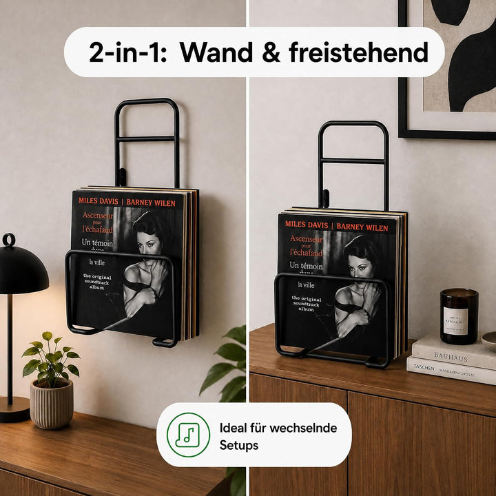 Zomo VS-Rack Wall Schwarz, Schwarz