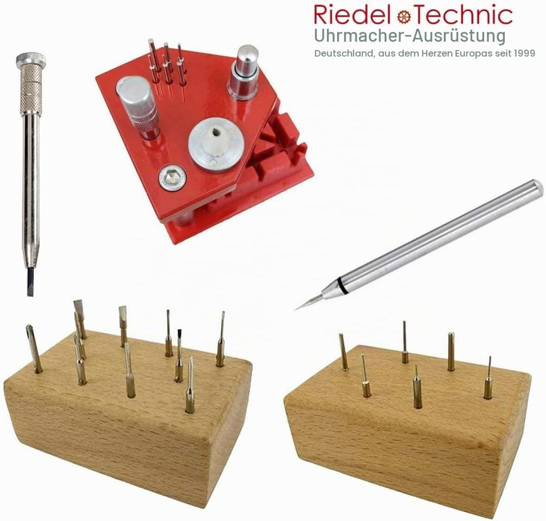 Armbandkürzer Set RIEDEL TECHNIC Xtreme - Uhrenwerkzeug zum professionellen Kürzen von Uhren-Metalla