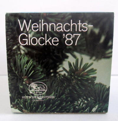 Hutschenreuther - Weihnachtsglocke 1987 - Glocke Porzellan - NEU - OVP - 1. WAHL