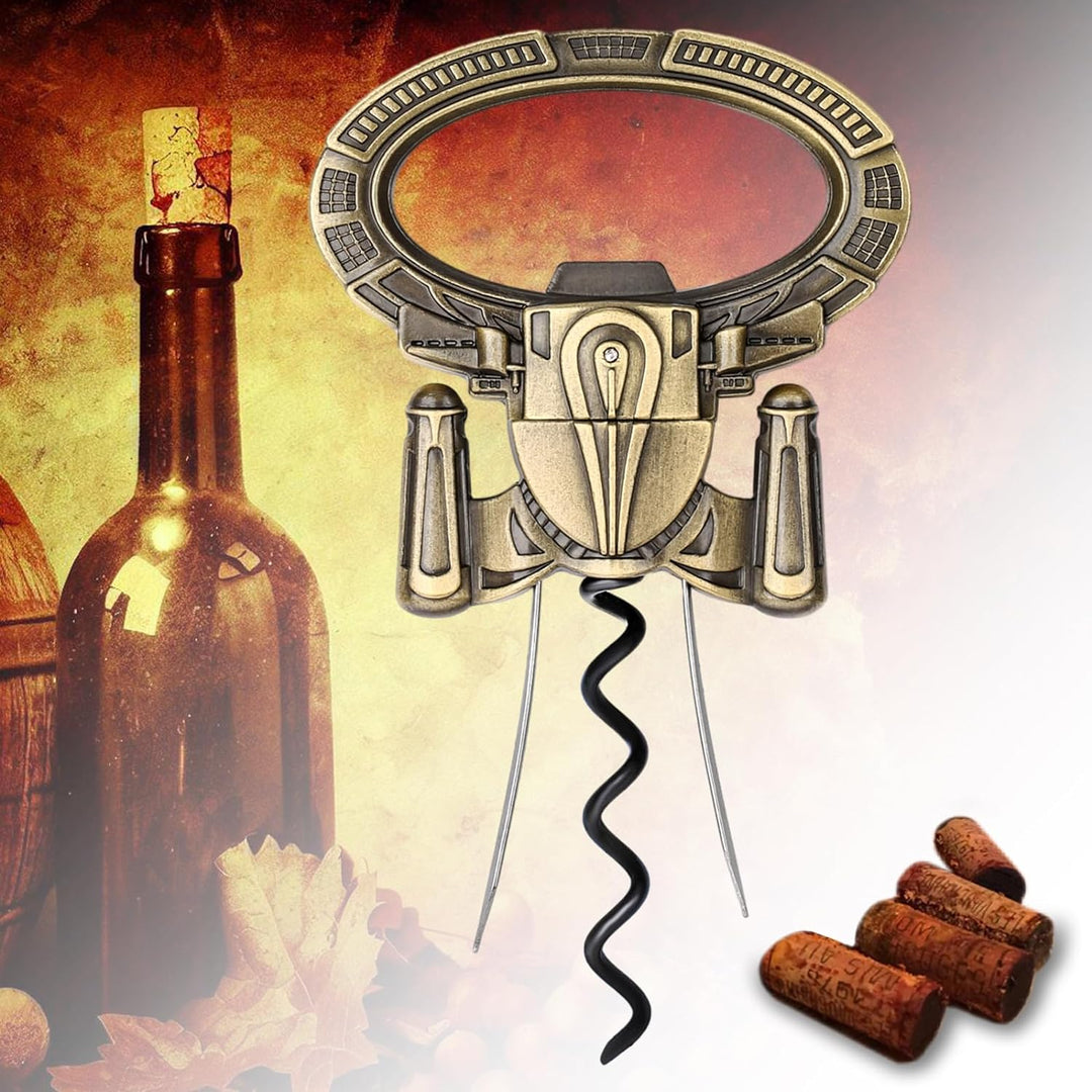 LKKCHER Ah So Weinöffner für Vintage Flaschen, Alter Wein Flaschenöffner, Bier Flaschenöffner, Zwei