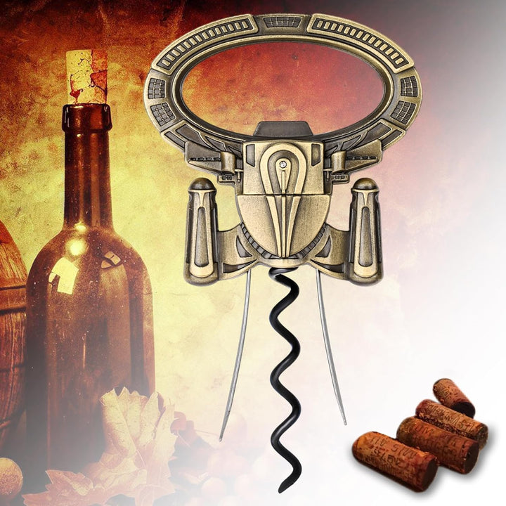 LKKCHER Ah So Weinöffner für Vintage Flaschen, Alter Wein Flaschenöffner, Bier Flaschenöffner, Zwei
