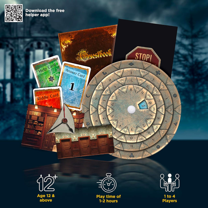 Thames & Kosmos - EXIT: The Sinister Mansion - Level: 3/5 - Unique Escape Room Game - 1-4 Players -