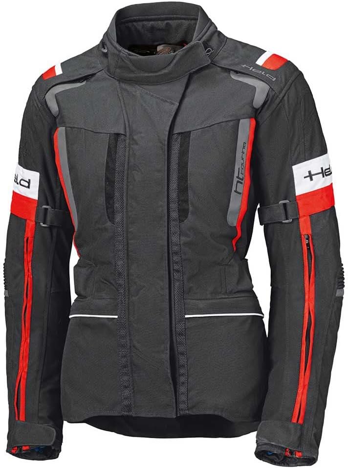 Held 4-Touring II Textiljacke – Wasserdicht – Protektoren EN 17092 M Schwarz, M Schwarz