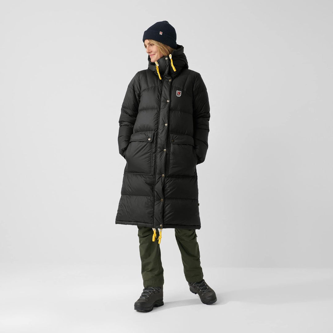 FJÄLLRÄVEN Damen Expedition Long Down Parka W Jacket XXS Basalt, XXS Basalt