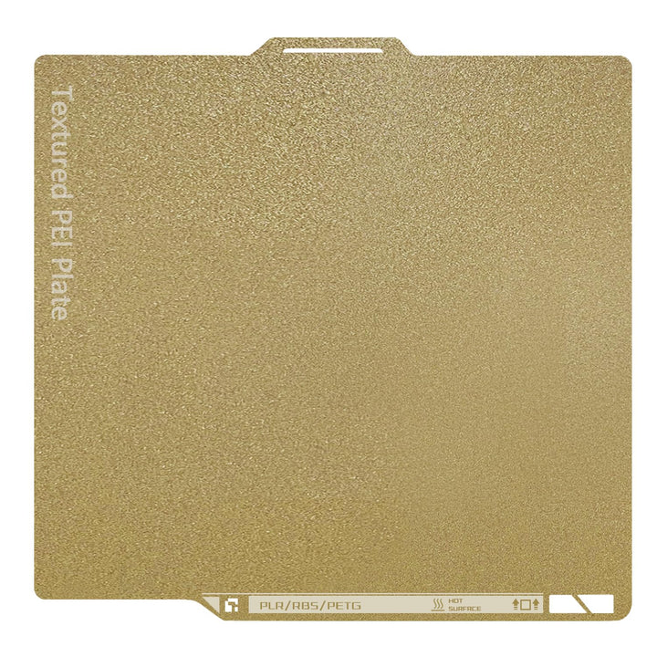 HzdaDeve P2S Texturierte Bauplatte mit QR-Code für P2S/P1S/P1P/A1/X1C/X1E Doppel PEI-Platte Federsta