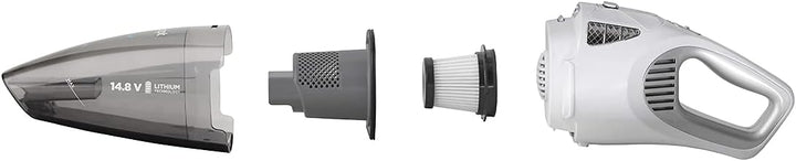 CONCEPT Hausgeräte, Concept Handstaubsauger VP4370 Perfect CLEAN 14,8 V Wet and Dry, Weiss, 0.45 lit