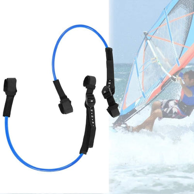 EVTSCAN Surfing Leash String, 2PCS 28-34 Zoll Schwarz Einstellbare Sicherheits-Windsurf-Gurte, Leine