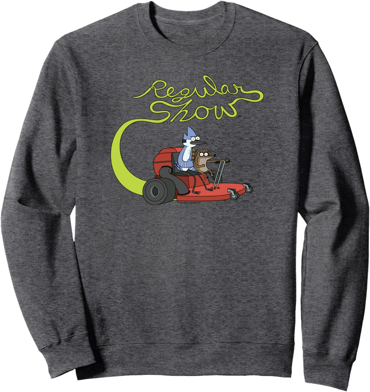 Regular Show Mordecai and Rigby Mower Sweatshirt