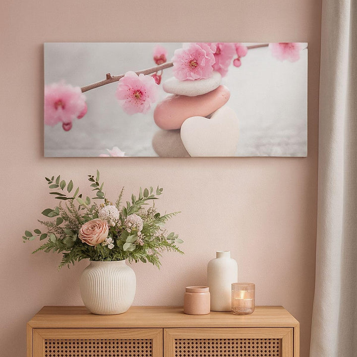 Wandbilder Dekoration Wohnzimmer Yoga weiblich Blume Gesundheit Panorama Bilder auf Leinwand 120x50c