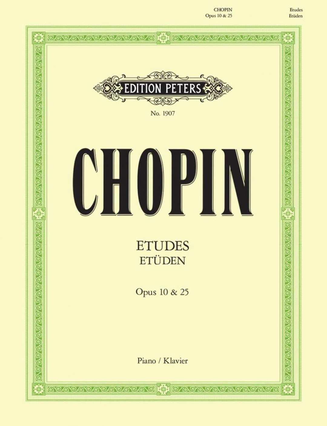 Etudes Piano - Buch