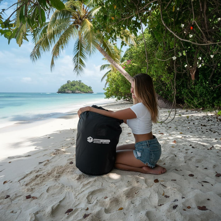 TWIVEE - 2 in 1 Rucksack Schutzhülle und Regenschutz - Flight Cover für Backpack - Flugzeug - Überzu