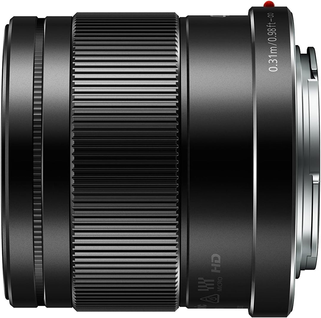 Panasonic H-HS043E LUMIX G Objektiv 42.5 mm/F1.7 ASPH.; optischer Bildstabilisator; schwarz Single,