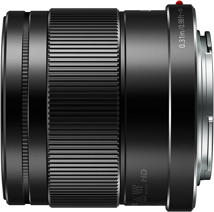 Panasonic H-HS043E LUMIX G Objektiv 42.5 mm/F1.7 ASPH.; optischer Bildstabilisator; schwarz Single,